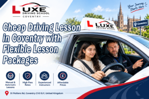 Cheap Driving Lesson in Coventry with Flexible Lesson Package